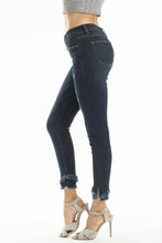 Load image into Gallery viewer, KanCan Double Fringe Split Hem Skinny Jeans