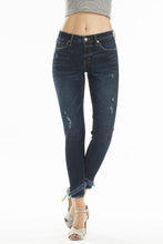 Load image into Gallery viewer, KanCan Double Fringe Split Hem Skinny Jeans