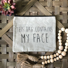 Load image into Gallery viewer, My Face Cosmetic Bag