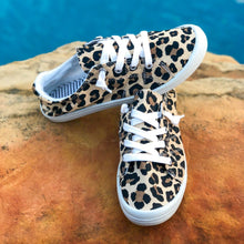 Load image into Gallery viewer, Chloe Leopard-Print Slip-On Sneakers