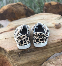 Load image into Gallery viewer, Chloe Leopard-Print Slip-On Sneakers