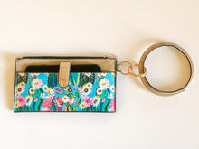 Load image into Gallery viewer, Bangle Wristlet  - Cactus & Floral in Tan