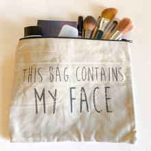 Load image into Gallery viewer, My Face Cosmetic Bag