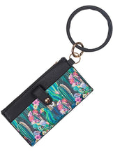 Load image into Gallery viewer, Bangle Wristlet  - Cactus Black