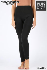 Brittany High Waist Tummy Control Fleece-Lined Leggings S to 3X