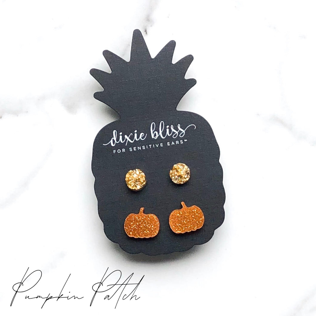 Pumpkin Patch - Stud Earring Duo