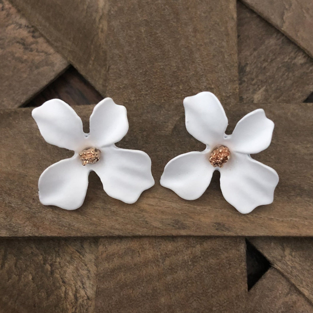 Daphne Flower Stud Earrings