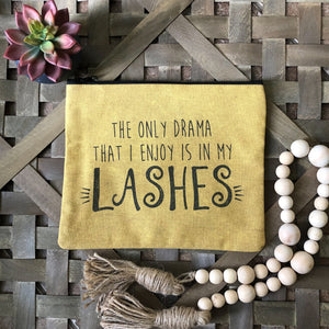 Drama In My Lashes Cosmetic Bag