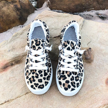 Load image into Gallery viewer, Chloe Leopard-Print Slip-On Sneakers