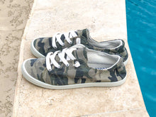 Load image into Gallery viewer, Chloe Camo Slip-On Sneakers