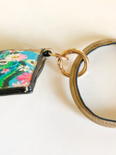 Load image into Gallery viewer, Bangle Wristlet - Floral Black