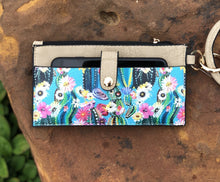 Load image into Gallery viewer, Bangle Wristlet  - Cactus &amp; Floral in Tan