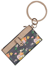 Load image into Gallery viewer, Bangle Wristlet - Floral Tan