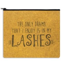 Load image into Gallery viewer, Drama In My Lashes Cosmetic Bag
